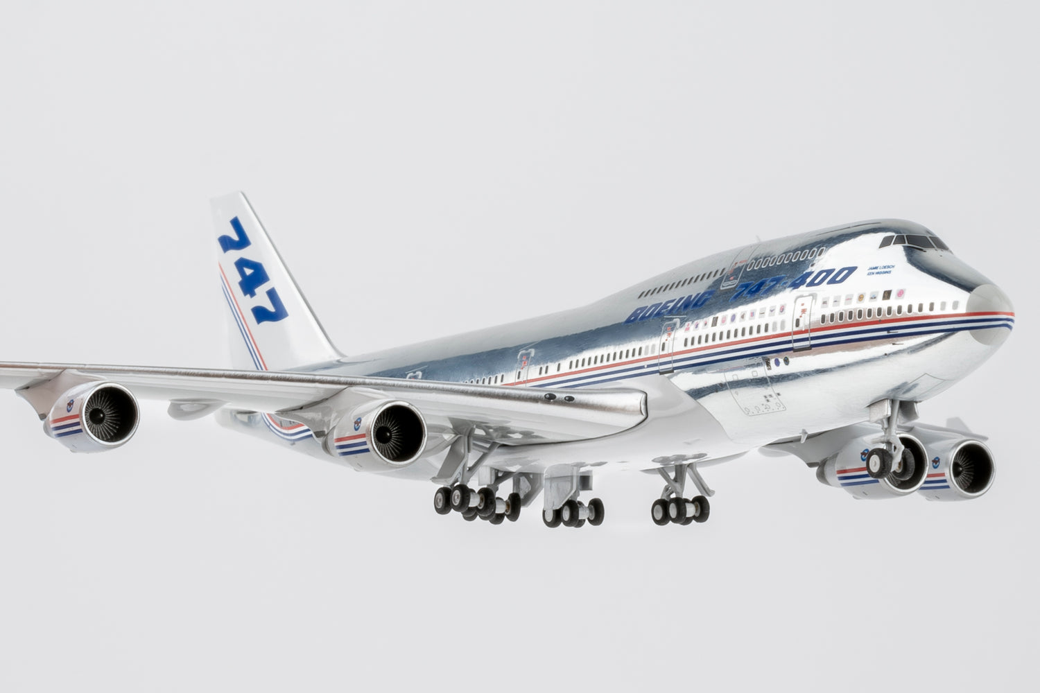NG Models The Boeing Company Boeing House Colors Boeing 747-400 N401PW (Ultimate) 1/400 Aircraft Scale Model