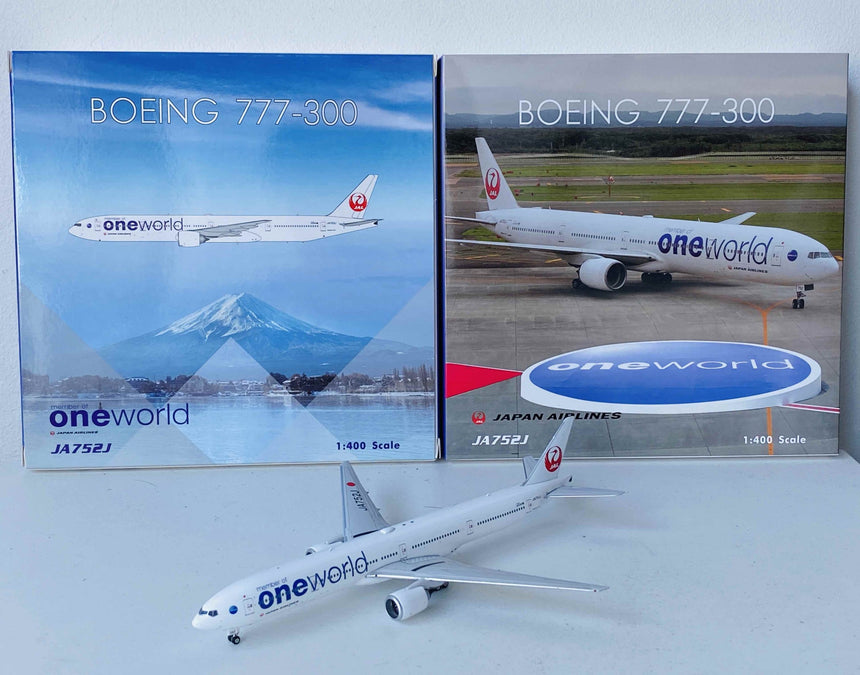 Phoenix Japan Airlines Boeing 777-300 'Oneworld' JA752J 1/400 Aircraft Scale Model