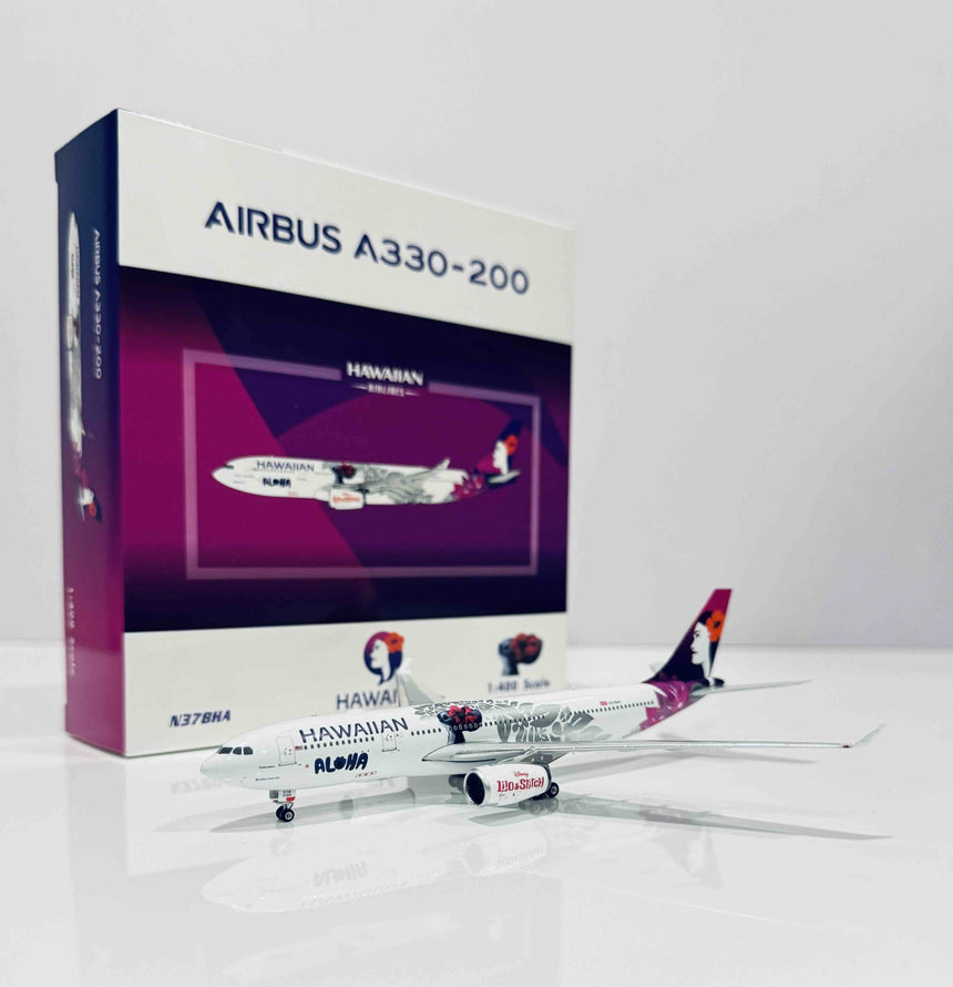 Phoenix Hawaiian Air Airbus A330-200 N378HA 1/400 Aircraft Scale Model