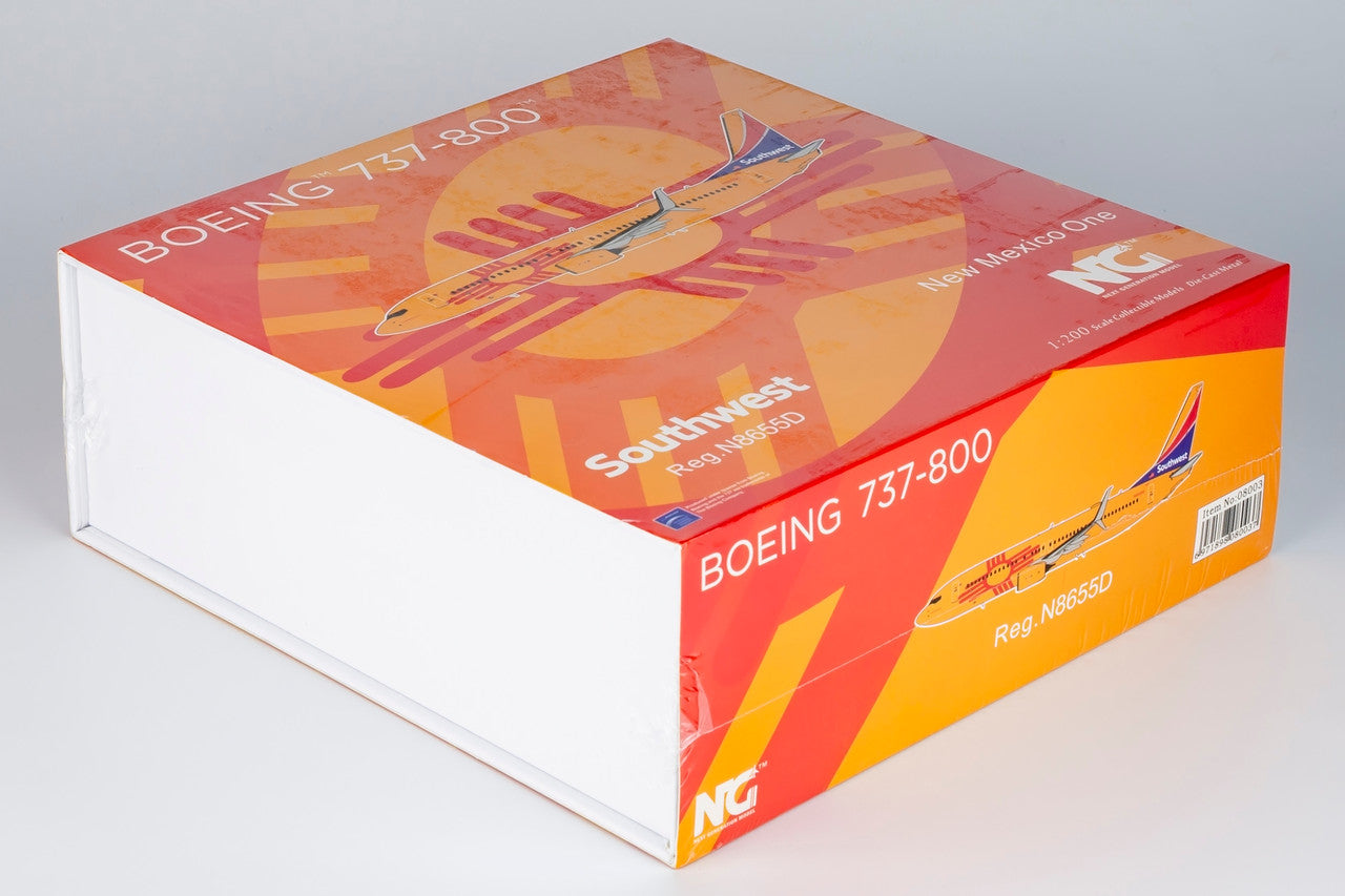 NG Models Southwest Airlines 737-800/w N8655D New Mexico One cs; with scimitar winglets 1/200 Scale
