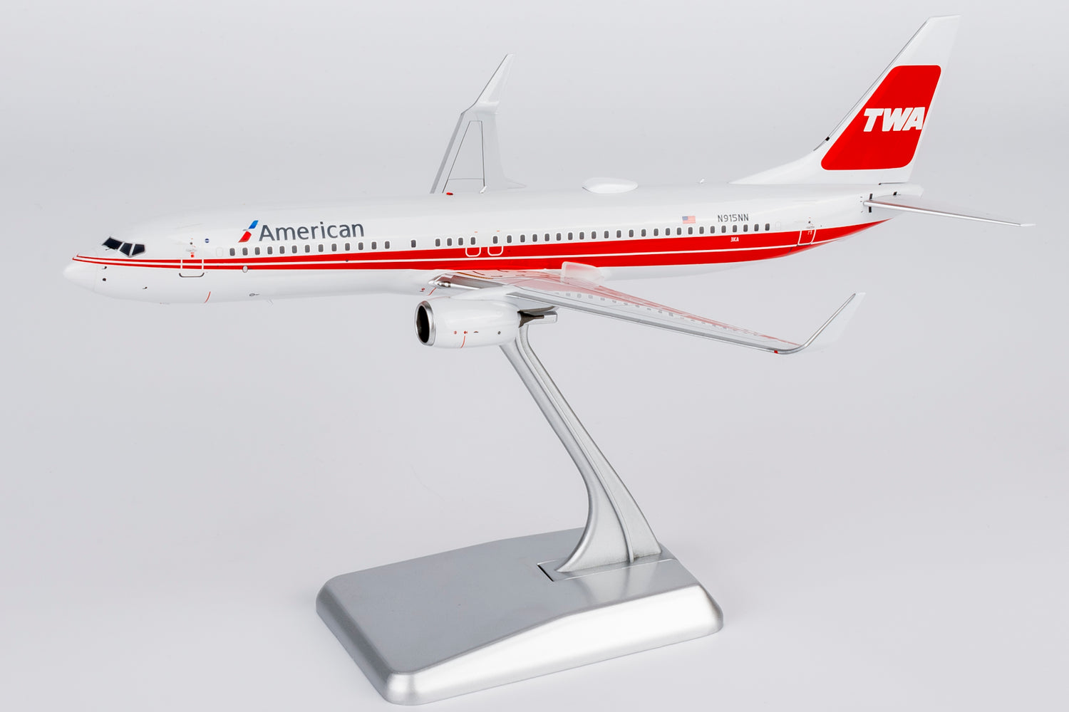 NG Models American Airlines "TWA Heritage" (Retro Special Livery) Boeing 737-800/w N915NN 1/200 Scale