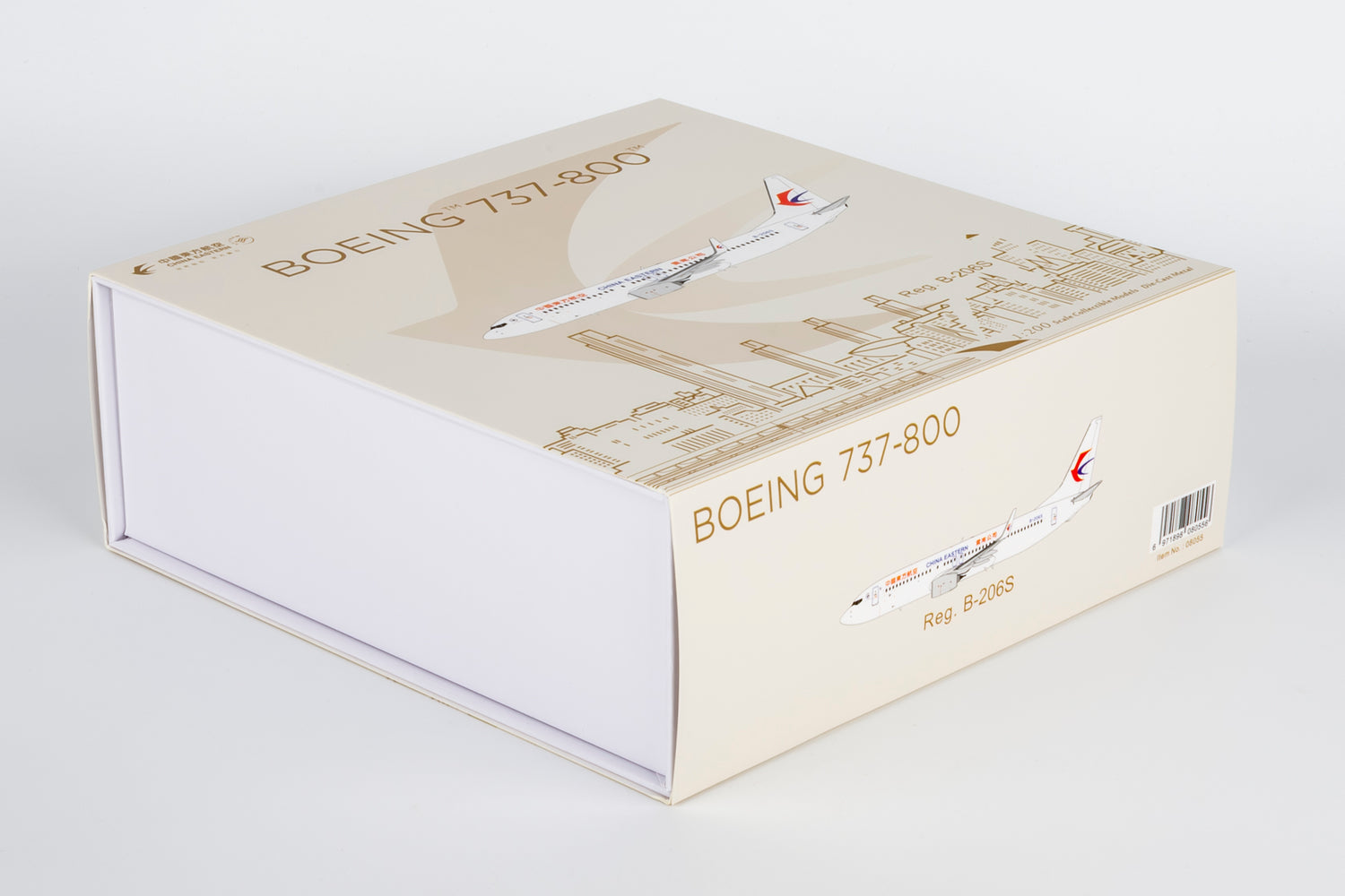 NG Models China Eastern Airlines Boeing 737-800/w B-206S 1/200 Aircraft Scale Model