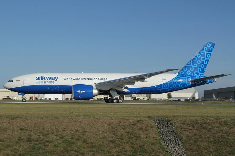 Phoenix Silk Way West Airlines Boeing B777-200F VP-BMG 1/400 Aircraft Scale Model