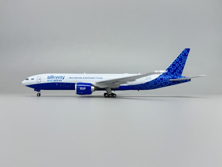 Phoenix Silk Way West Airlines Boeing B777-200F VP-BMG 1/400 Aircraft Scale Model