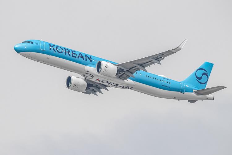 Phoenix Korean Air Airbus A321neo HL8509 1/400 Aircraft Scale Model