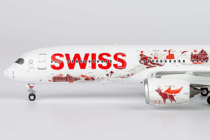 NG Models Swiss "Wanderlust" Airbus A350-900 HB-IFA (ULTIMATE) 1/400 Aircraft Scale Model