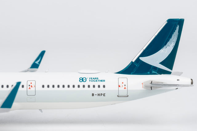 NG Models Cathay Pacific Airways Airbus A321neo B-HPE ("80 Years Together" sticker) 1/400 Aircraft Scale Model
