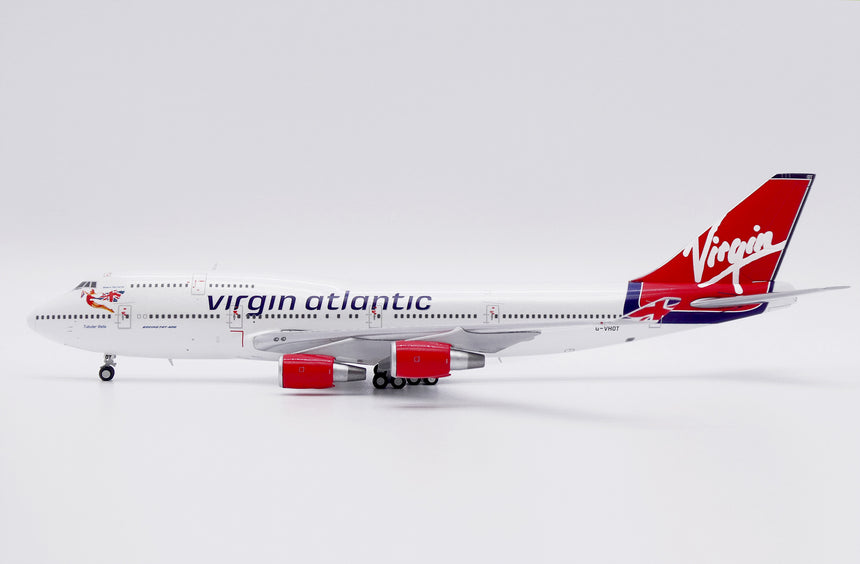 JC Wings Virgin Atlantic Boeing 747-400 (G-VHOT) "Tubular Belle" 1/400 Aircraft Scale Model