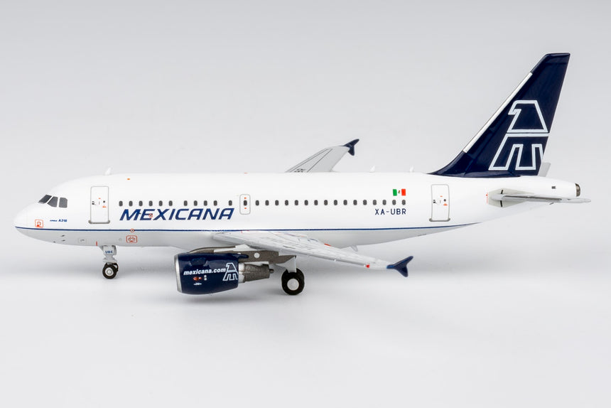 NG Models Mexicana Airbus A318-100 XA-UBR old colors 1/400 Aircraft Scale Model