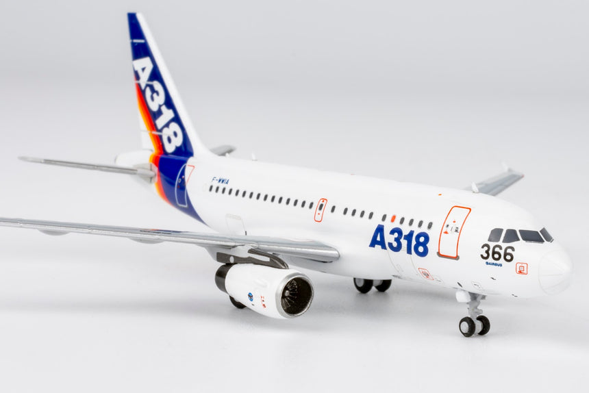 NG Models Airbus Industrie Airbus A318-100 F-WWIA old colors; PW6000 ENGINES 1/400 Aircraft Scale Model