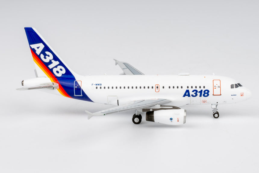 NG Models Airbus Industrie Airbus A318-100 F-WWIB old colors; PW6000 ENGINES 1/400 Aircraft Scale Model