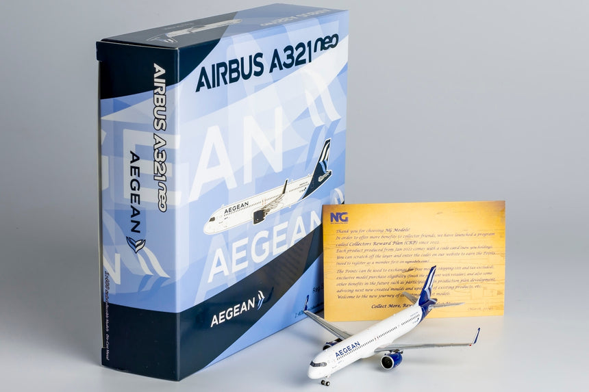 NG Models Aegean Airlines Airbus A321neo SX-NAH 1/400 Scale