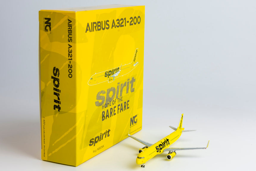 NG Models Spirit Airlines Airbus A321-200/w N660NK 1/400 Aircraft Scale Model