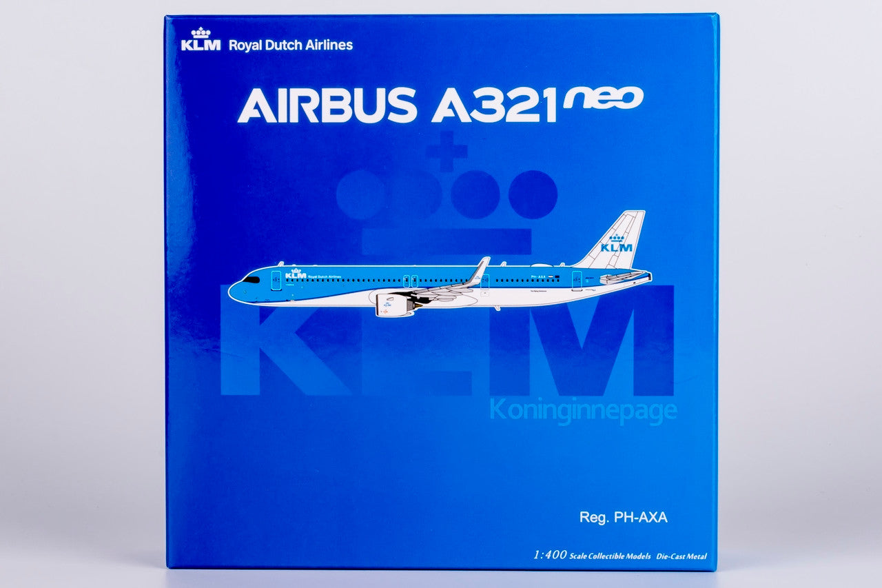 NG Models KLM Royal Dutch Airlines "Koninginnepage / Swallowtail" Airbus A321neo PH-AXA 1/400 Aircraft Scale Model