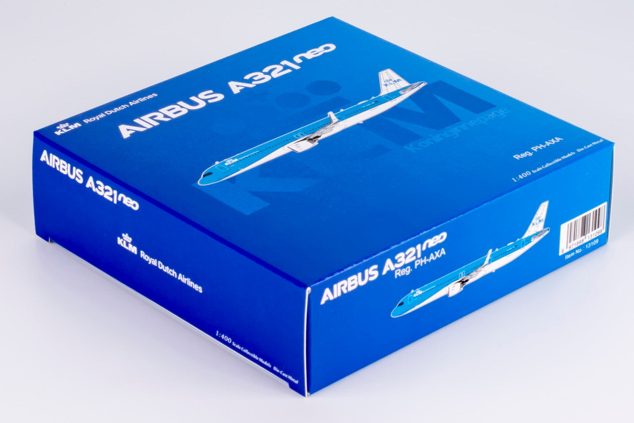 NG Models KLM Royal Dutch Airlines "Koninginnepage / Swallowtail" Airbus A321neo PH-AXA 1/400 Aircraft Scale Model