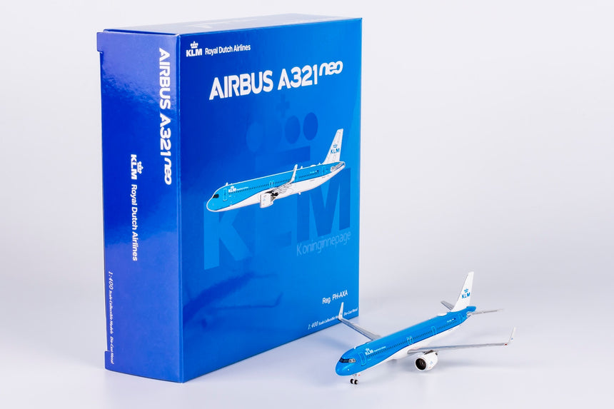 NG Models KLM Royal Dutch Airlines "Koninginnepage / Swallowtail" Airbus A321neo PH-AXA 1/400 Aircraft Scale Model