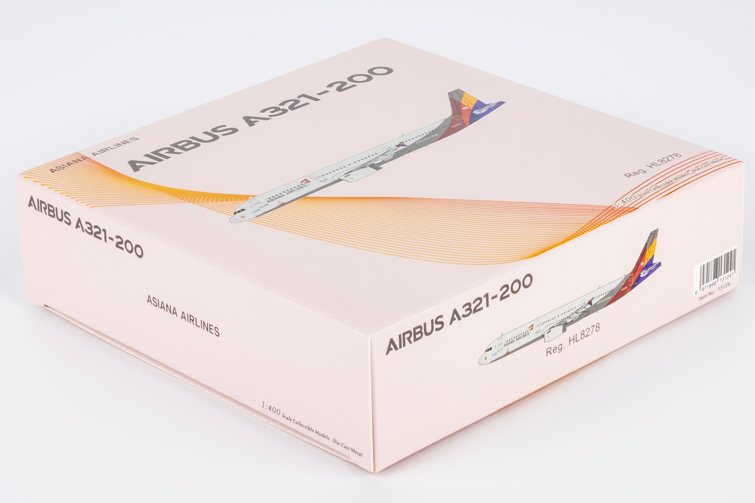 NG Models Asiana Airlines Airbus A321-200 HL8278 1/400 Scale