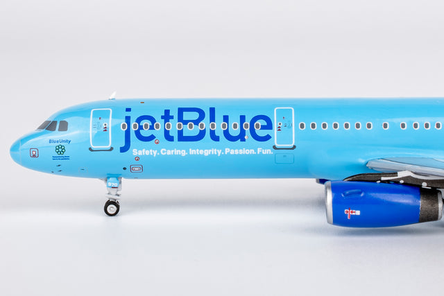 NG Models JetBlue Airways (Blueunity) Airbus A321-200/w N970JB 1/400 Aircraft Scale Model
