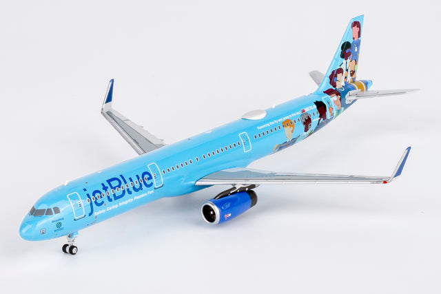 NG Models JetBlue Airways (Blueunity) Airbus A321-200/w N970JB 1/400 Aircraft Scale Model