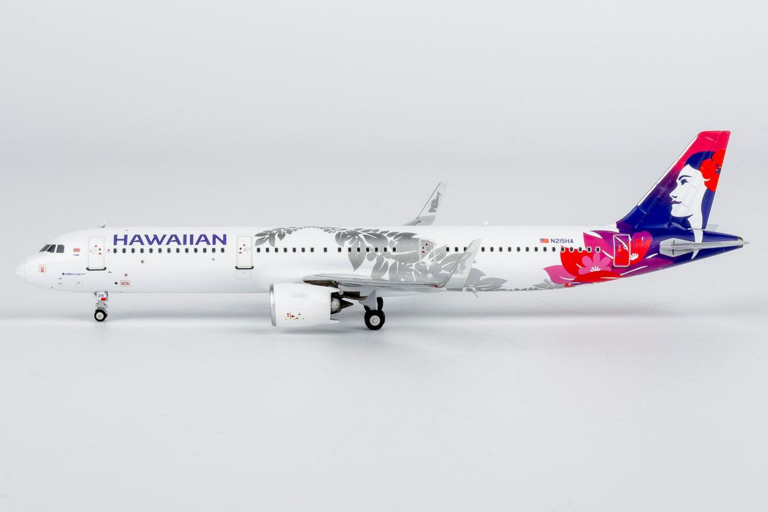 NG Models Hawaiian Airlines Airbus A321neo N215HA 1/400 Aircraft Scale Model
