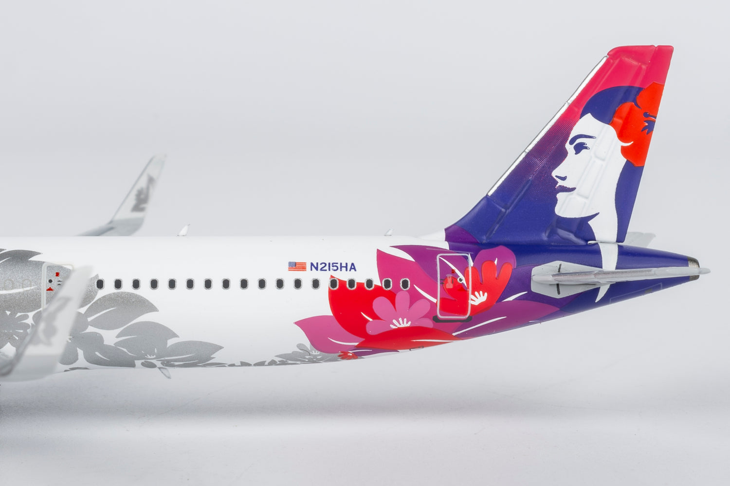 NG Models Hawaiian Airlines Airbus A321neo N215HA 1/400 Aircraft Scale Model