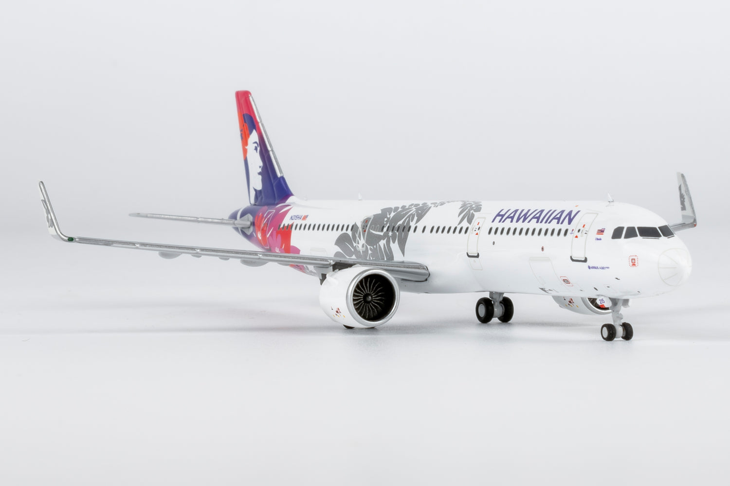 NG Models Hawaiian Airlines Airbus A321neo N215HA 1/400 Aircraft Scale Model