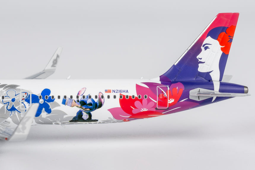 NG Models Hawaiian Airlines Airbus A321neo N216HA 1/400 Aircraft Scale Model