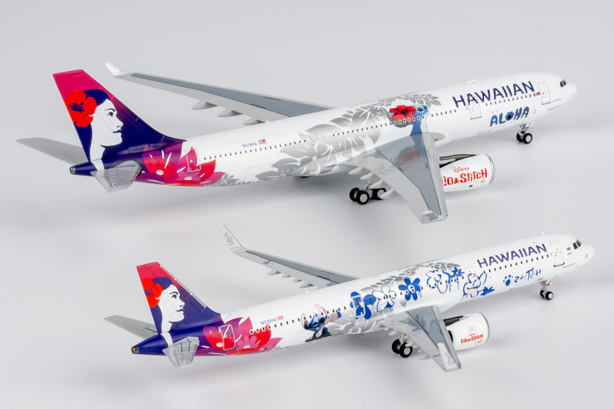 NG Models Hawaiian Airlines Airbus A330-200 N378HA 1/400 Aircraft Scale Model