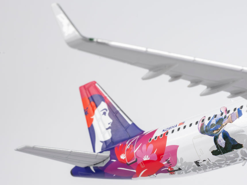 NG Models Hawaiian Airlines Airbus A321neo N216HA 1/400 Aircraft Scale Model