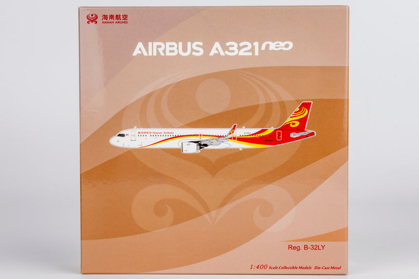 NG Models Hainan Airlines (first A321neo for Hainan Airlines) Airbus A321neo B-32LY 1/400 Aircraft Scale Model