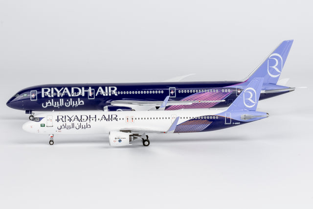 NG Models Riyadh Air (former XLR prototype painted in "Riyadh Air" livery for the upcoming Paris Air Show) Airbus A321XLR F-WWBZ 1/400 Aircraft Scale Model
