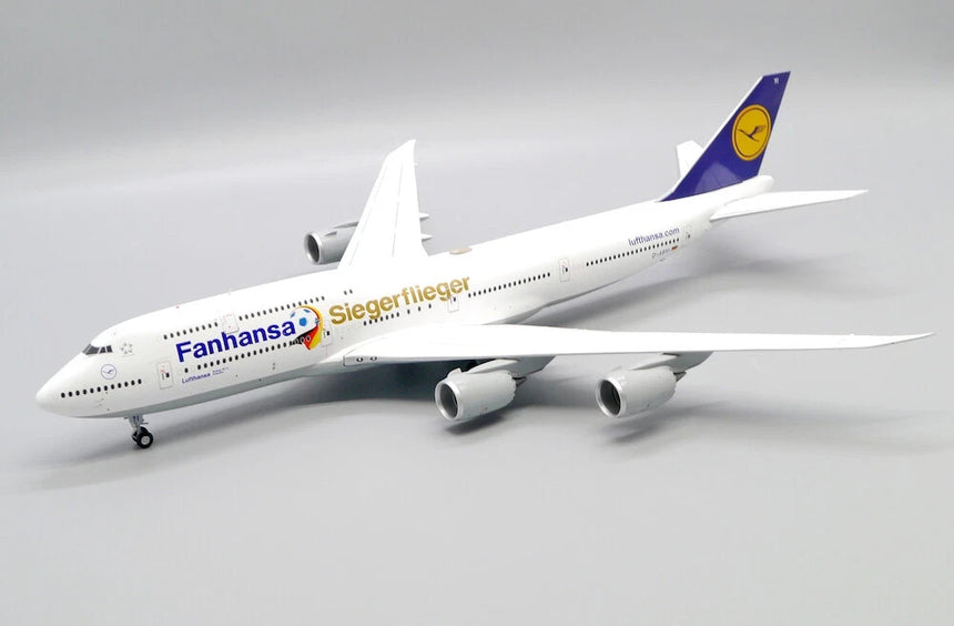 JC Wings Lufthansa Boeing 747-8i "Fanhansa" (D-ABYI) 1/200 Aircraft Scale Model