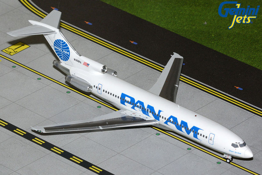 GeminiJets Pan Am Boeing B727-200/ADV N368PA Clipper Goodwill Polished Belly 1/200