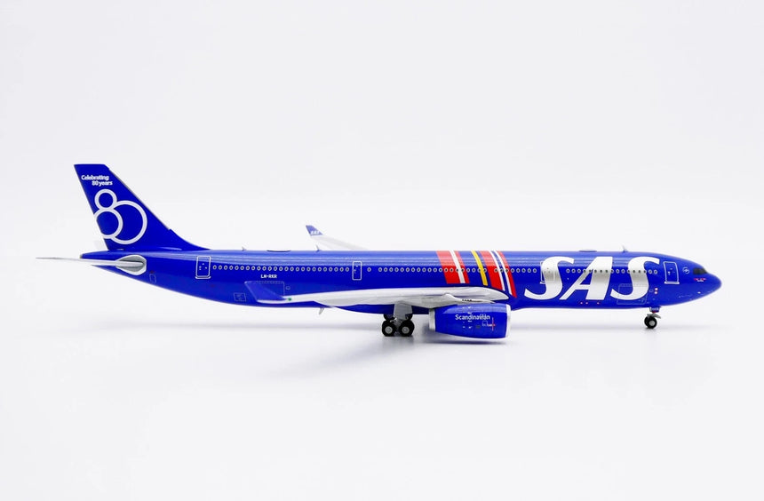 JC Wings SAS Scandinavian Airlines Airbus A330-300 "Celebrating 80 Years" (LN-RKR) 1/400 Aircraft Scale Model