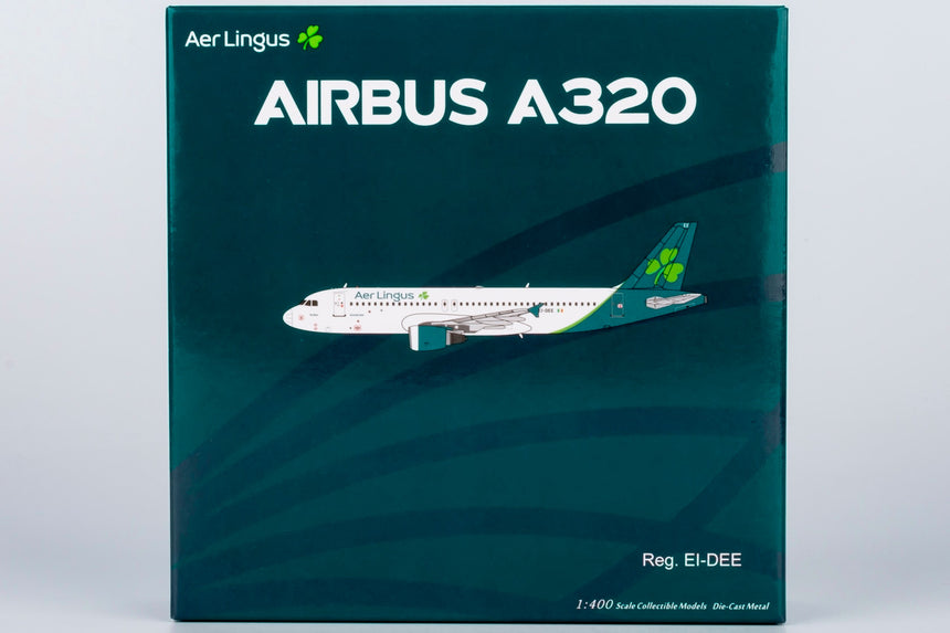 NG Models Aer Lingus "New Livery" Airbus A320-200 EI-DEE 1/400 Aircraft Scale Model