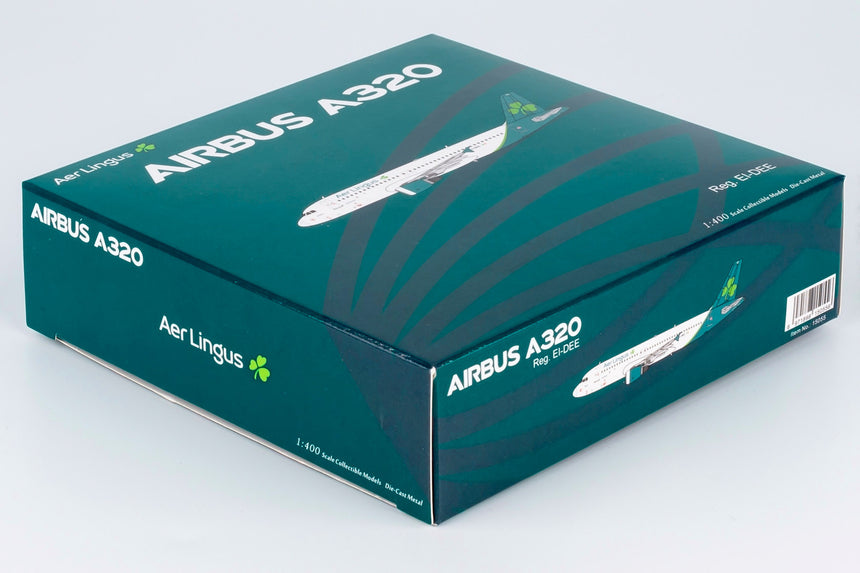 NG Models Aer Lingus "New Livery" Airbus A320-200 EI-DEE 1/400 Aircraft Scale Model