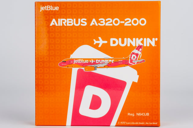 NG Models JetBlue Airways Airbus A320-200 N643JB 1/400 Aircraft Scale Model