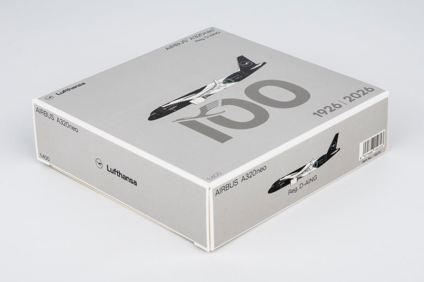 NG Models Lufthansa Airbus A320neo D-AING "100 Years Anniversary" 1/400 Aircraft Scale Model