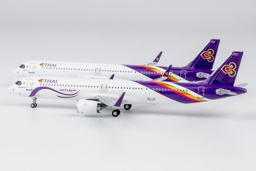 NG Models Thai Airways International Airbus A321neo HS-TOA First A321neo sticker; named "Bowonrangsi" 1/400 Aircraft Scale Model