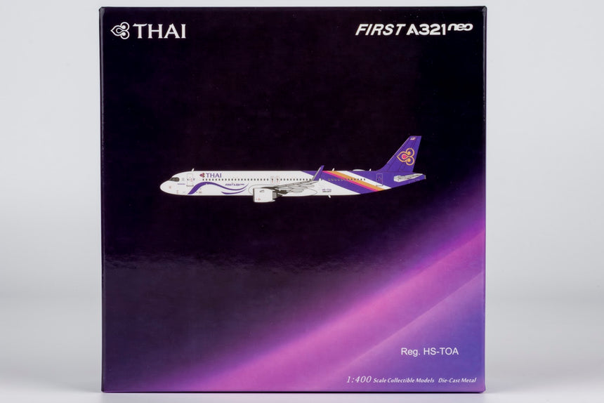 NG Models Thai Airways International Airbus A321neo HS-TOA First A321neo sticker; named "Bowonrangsi" 1/400 Aircraft Scale Model