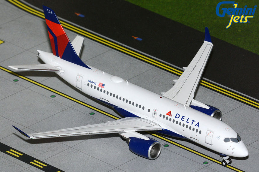 GeminiJets Delta Air Lines Airbus A220-100 N111NG 1/200 Aircraft Scale Model