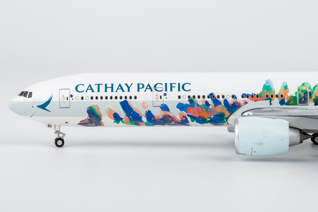 NG Models Cathay Pacific Airways Boeing 777-300ER B-KQU (The Spirit of HongKong - West Kowloon Cultural District) 1/400 Aircraft Scale Model