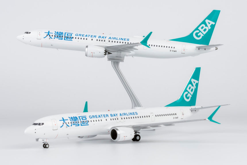 NG Models Greater Bay Airlines Boeing 737 MAX 9 B-KWB 1/200 Aircraft Scale Model
