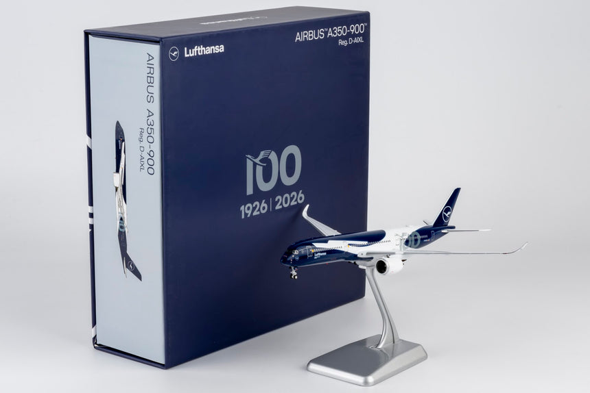 NG Models Lufthansa Airbus A350-900 D-AIXL (100 Years Anniversary) (ULTIMATE) 1/400 Aircraft Scale Model