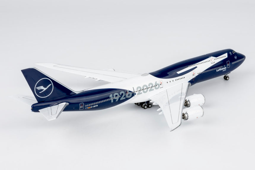 NG Models Lufthansa Boeing B747-8i D-ABYN 100 Years Anniversary 1/400 Aircraft Scale Model