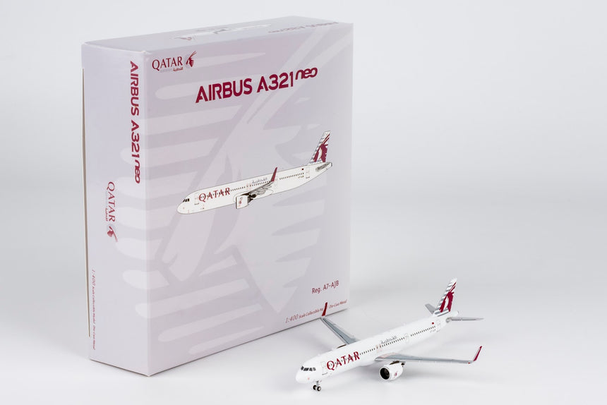 NG Models Qatar Airways Airbus A321neo A7-AJB Qatar's first neo 1/400 Aircraft Scale Model