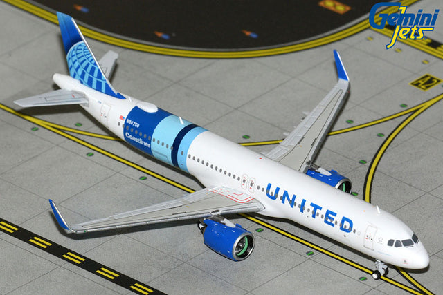 GeminiJets United Airlines Airbus A321neo N94750 Coastliner 1/400