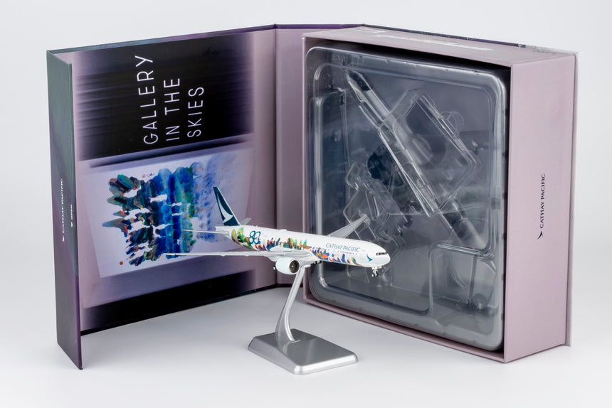 NG Models Cathay Pacific Airways Boeing 777-300ER B-KQU (The Spirit of HongKong - West Kowloon Cultural District) Ultimate 1/400 Aircraft Scale Model