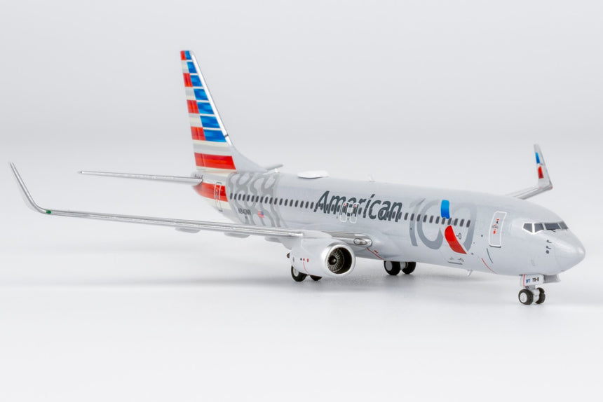NG Models American Airlines Boeing 737-800 N840NN (100th Anniversary) Ultimate 1/400 Aircraft Scale Model
