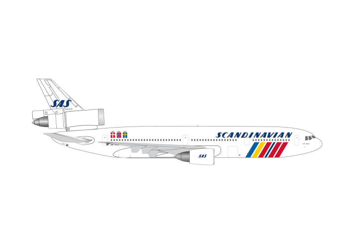Herpa SAS Scandinavian Airlines McDonnell Douglas DC-10-30 - SE-DFD "Dag Viking" 1/500 Aircraft Scale Model
